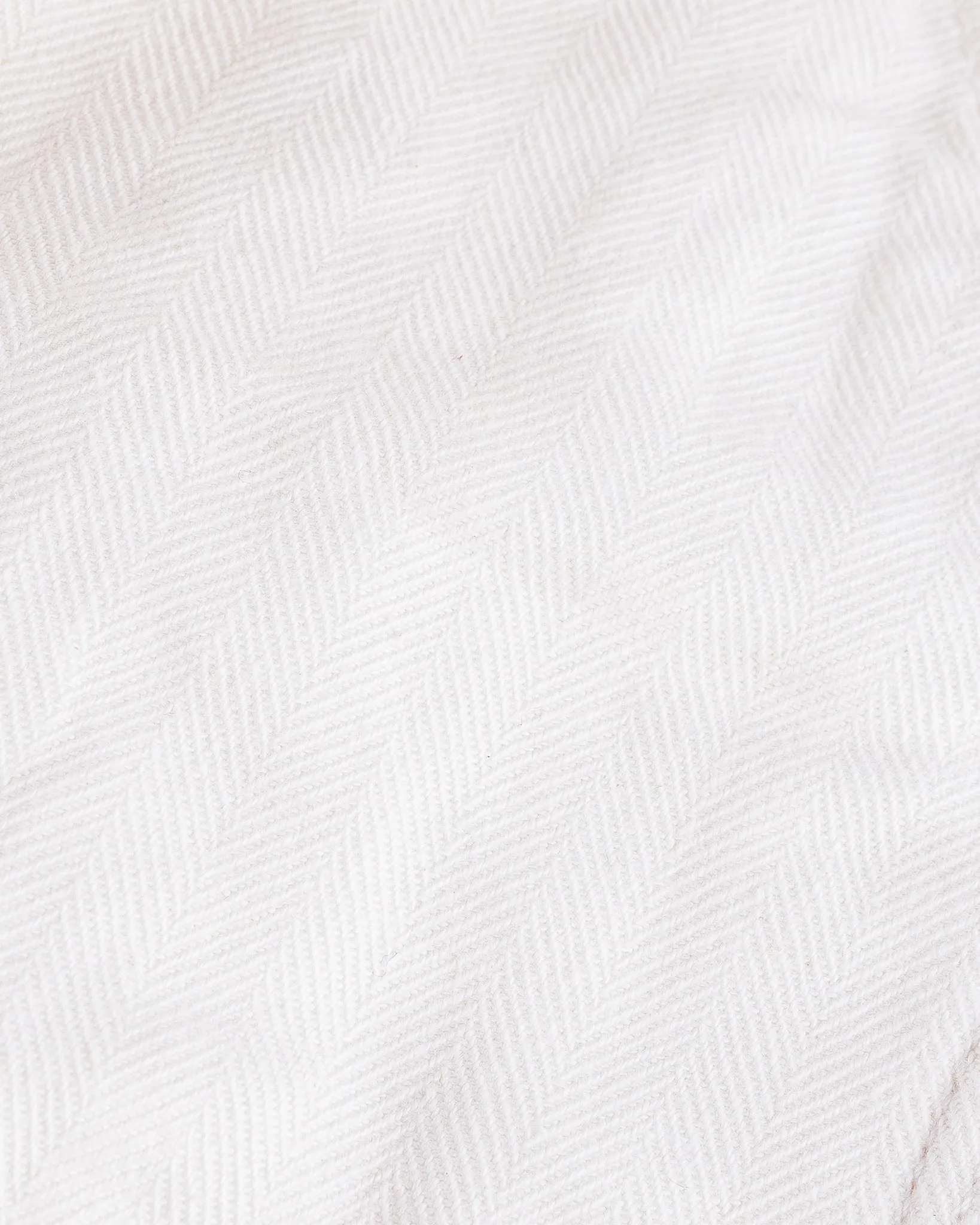 10.5oz Herringbone Double Knee Overalls - White