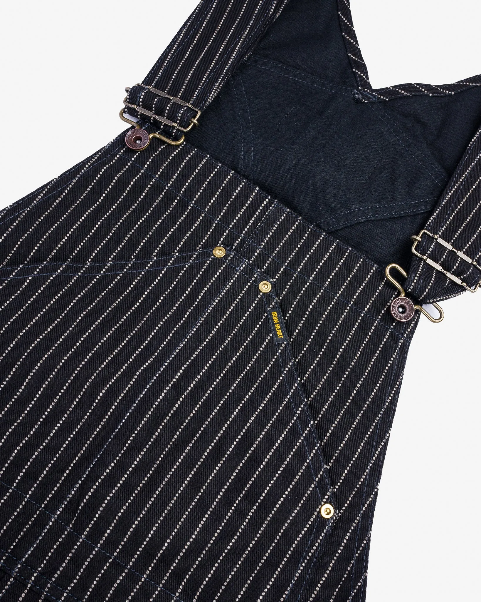12oz Wabash Double Knee Overalls - Black