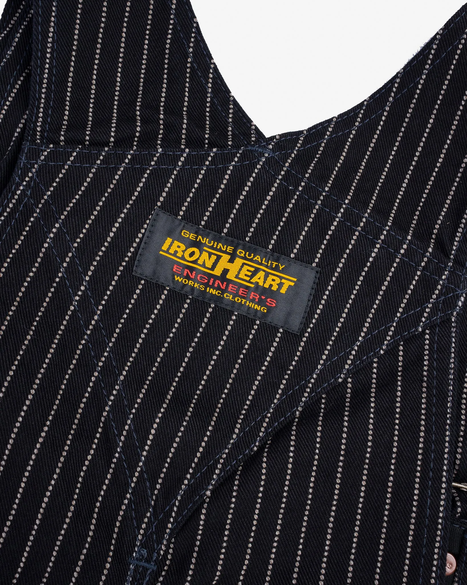 12oz Wabash Double Knee Overalls - Black