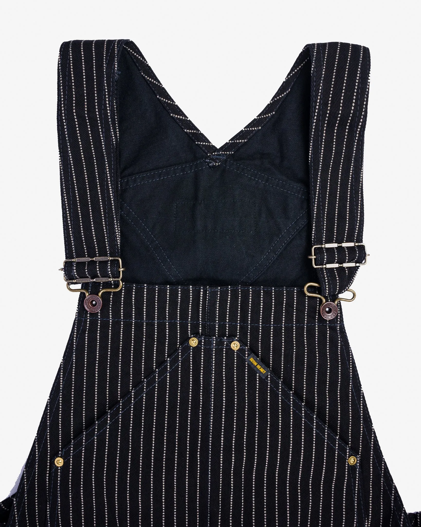 12oz Wabash Double Knee Overalls - Black