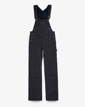 12oz Wabash Double Knee Overalls - Black