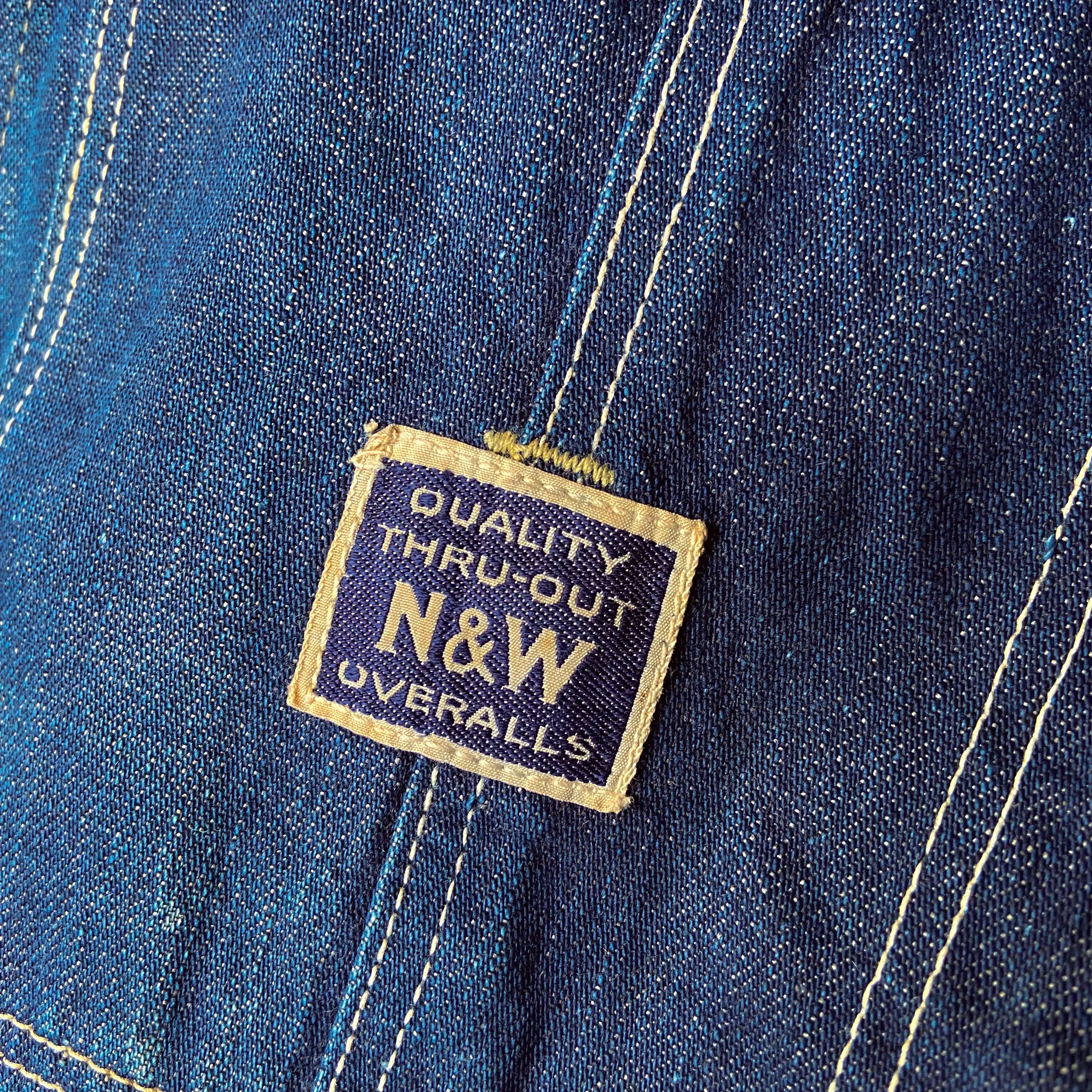 1930s N&W Denim Chin Strap Chore Jacket