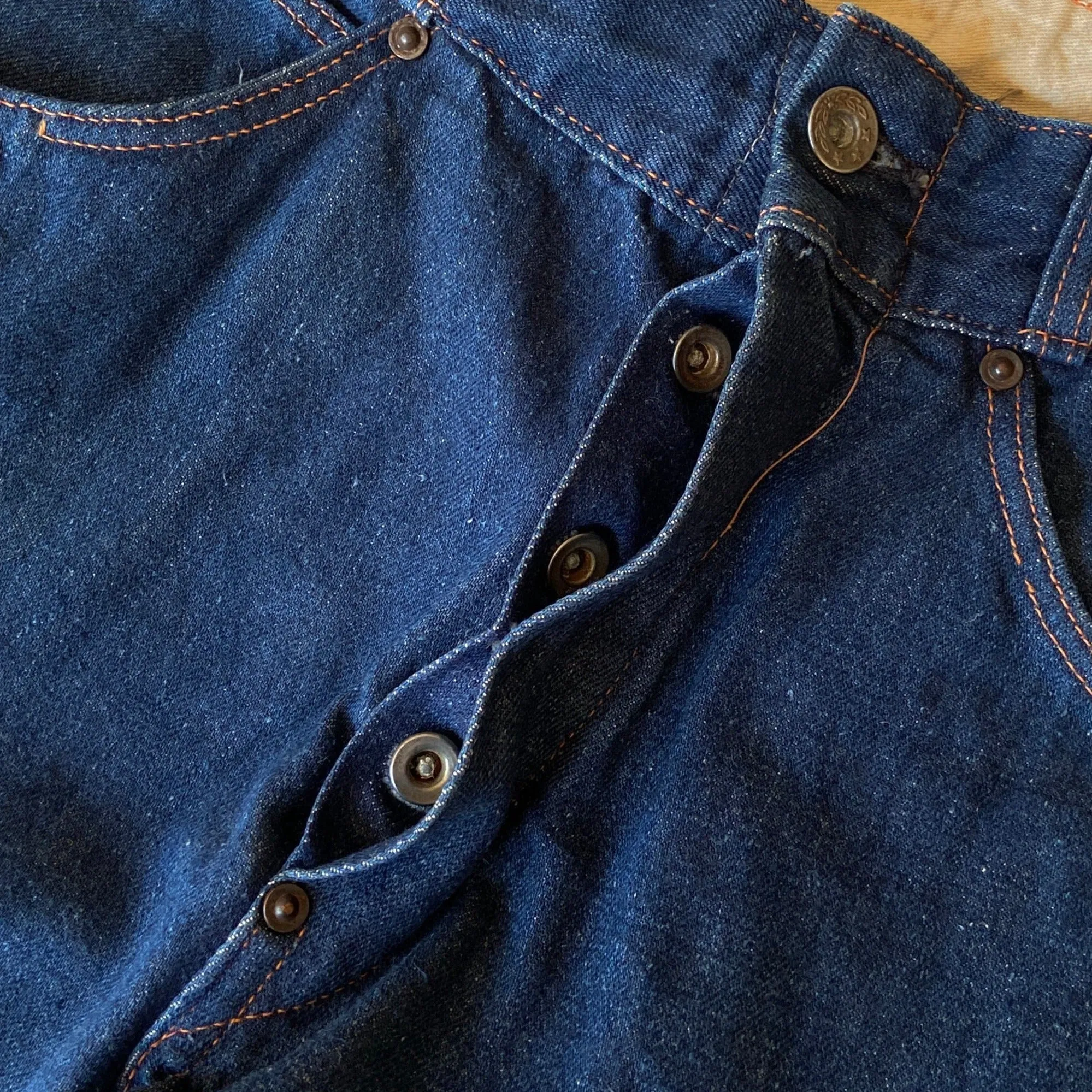 1940s Dickies Button Fly Jeans 28 29 in W