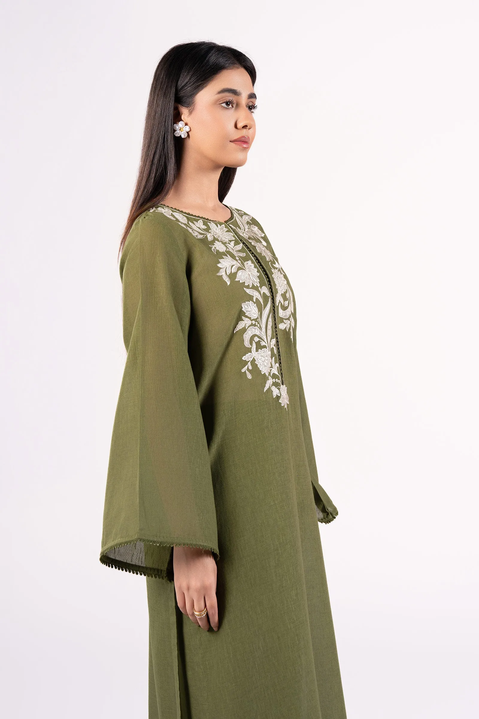 2 Pc Embroidered Karandi Suit | MB-CS25-88-B