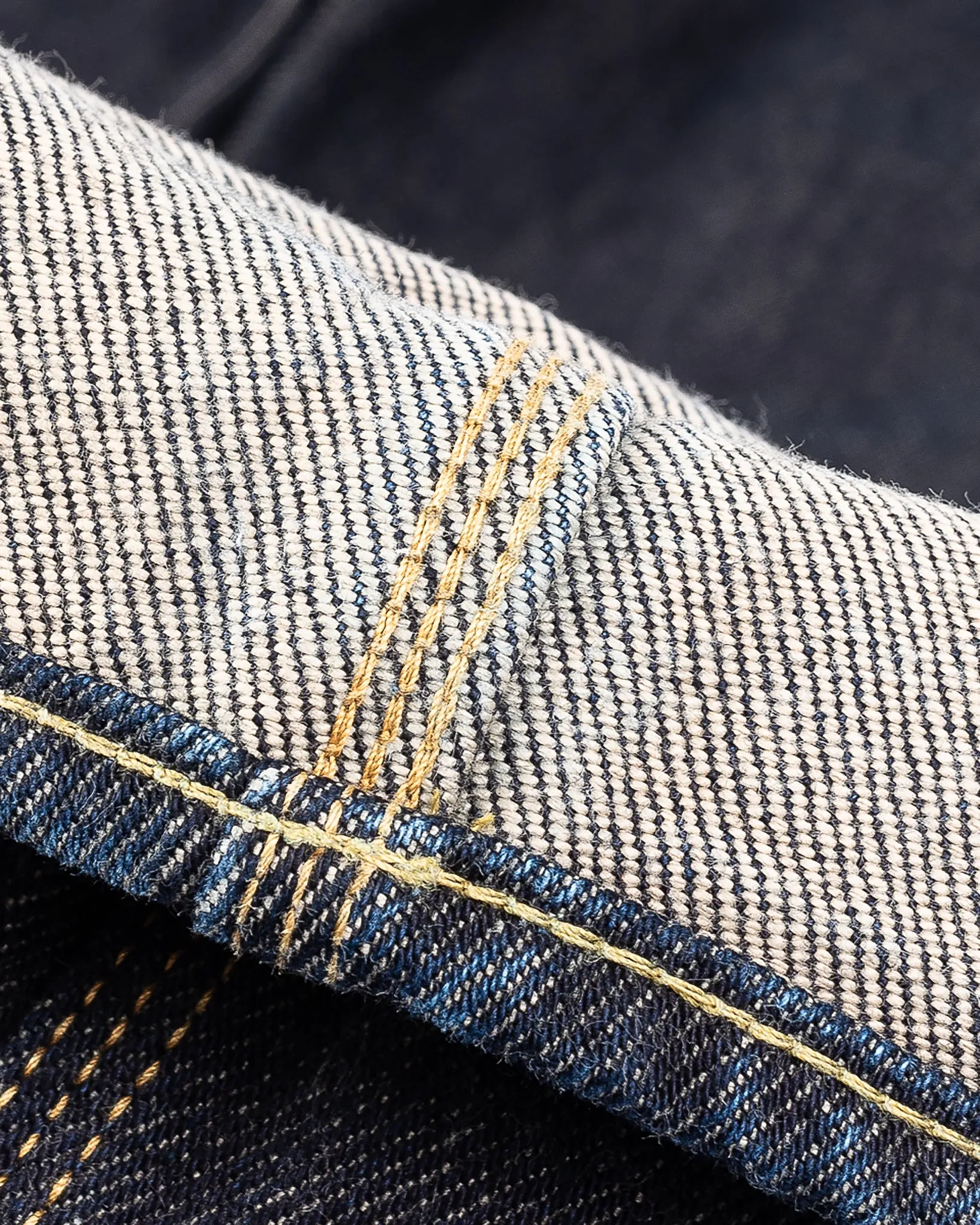 21oz Selvedge Denim Double Knee Overalls - Indigo