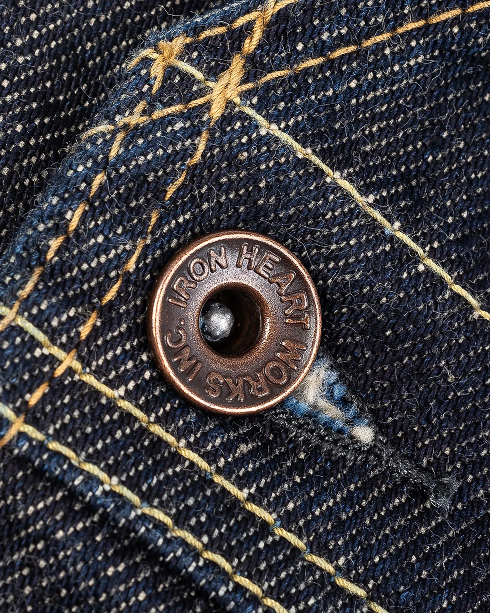 21oz Selvedge Denim Double Knee Overalls - Indigo