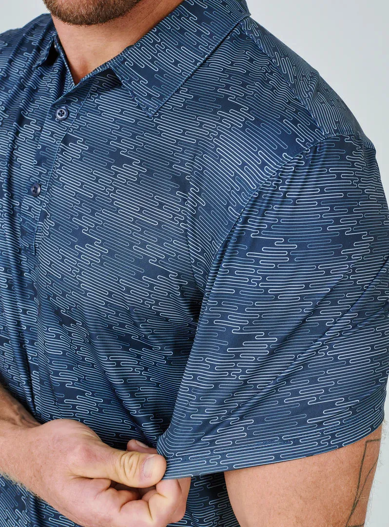 7 Diamonds Bay Short Sleeve Polo - Navy