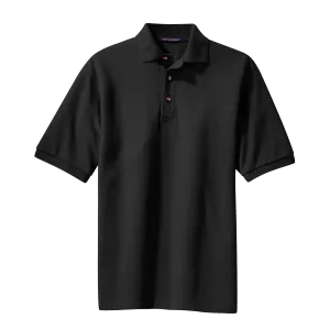 A1331MT Mens Tall Heavyweight Cotton Pique Polo