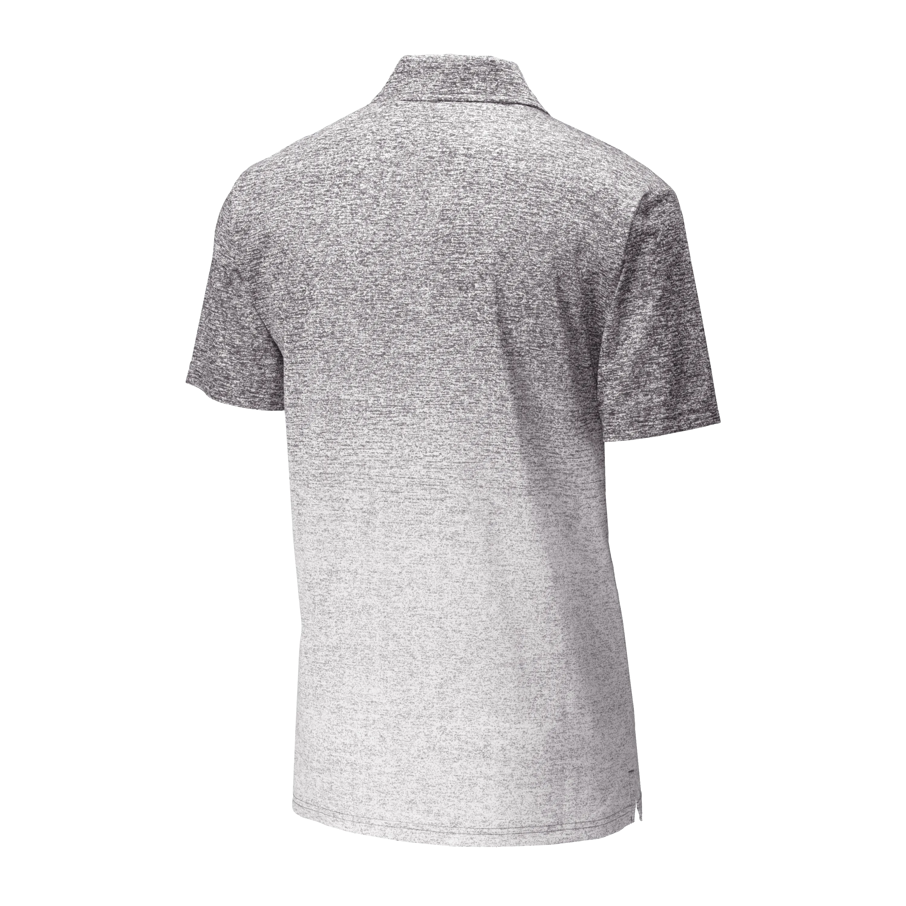 A1910 Mens Ombre Heather Polo