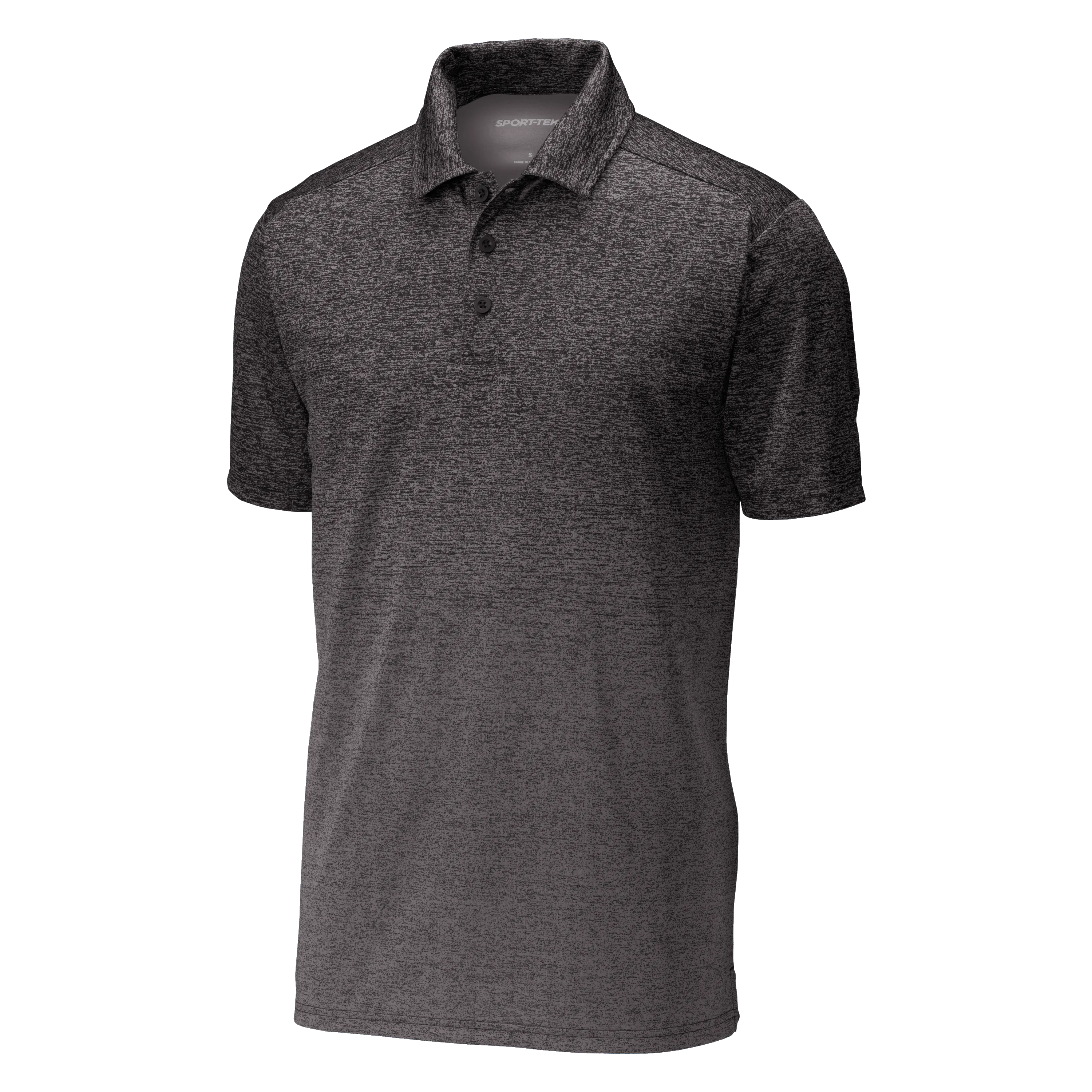 A1910 Mens Ombre Heather Polo