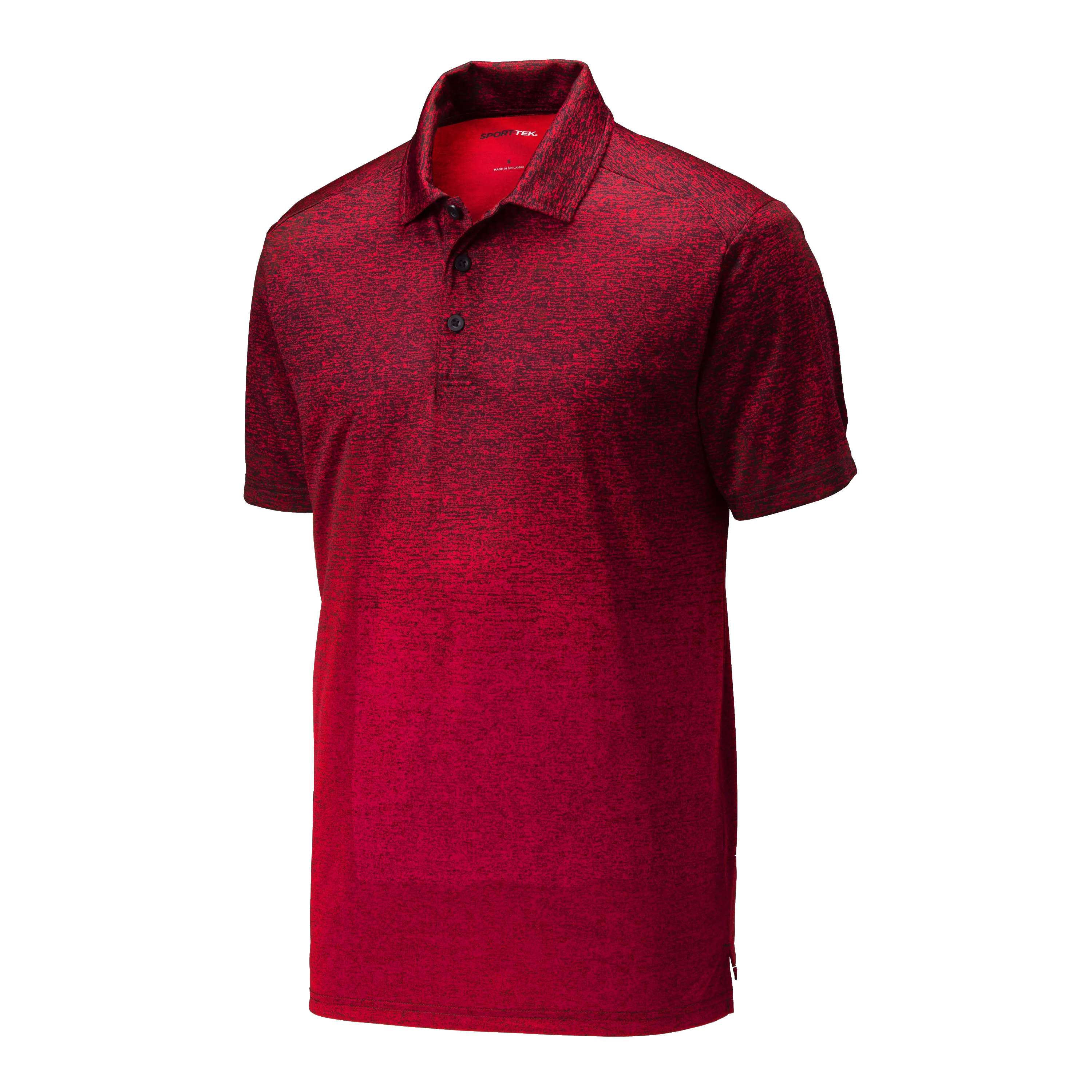 A1910 Mens Ombre Heather Polo