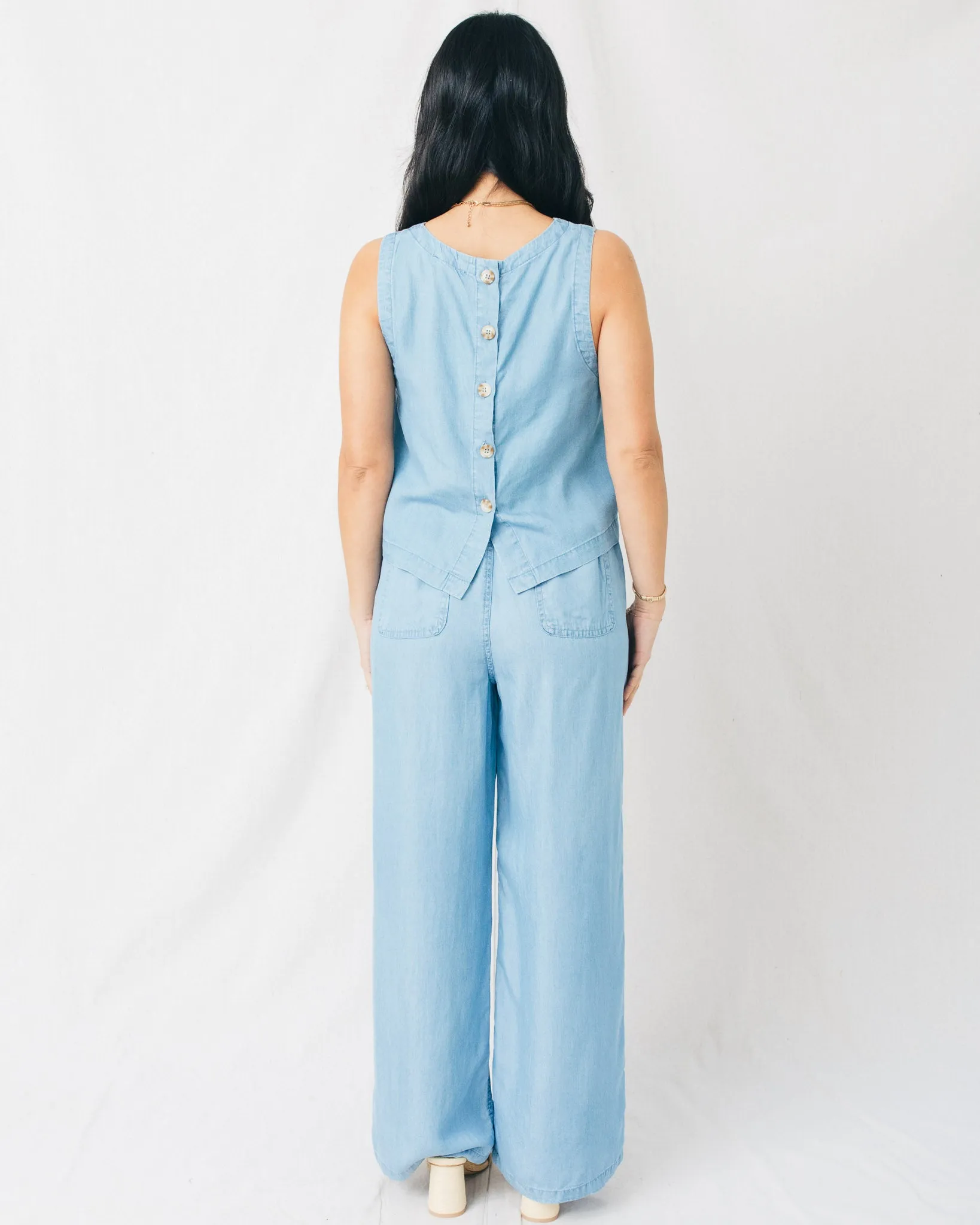 Alexis Drawstring Waist Wide Leg Pants