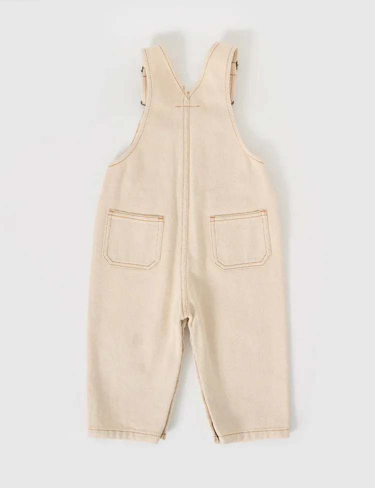 Austin Denim Overalls Oat