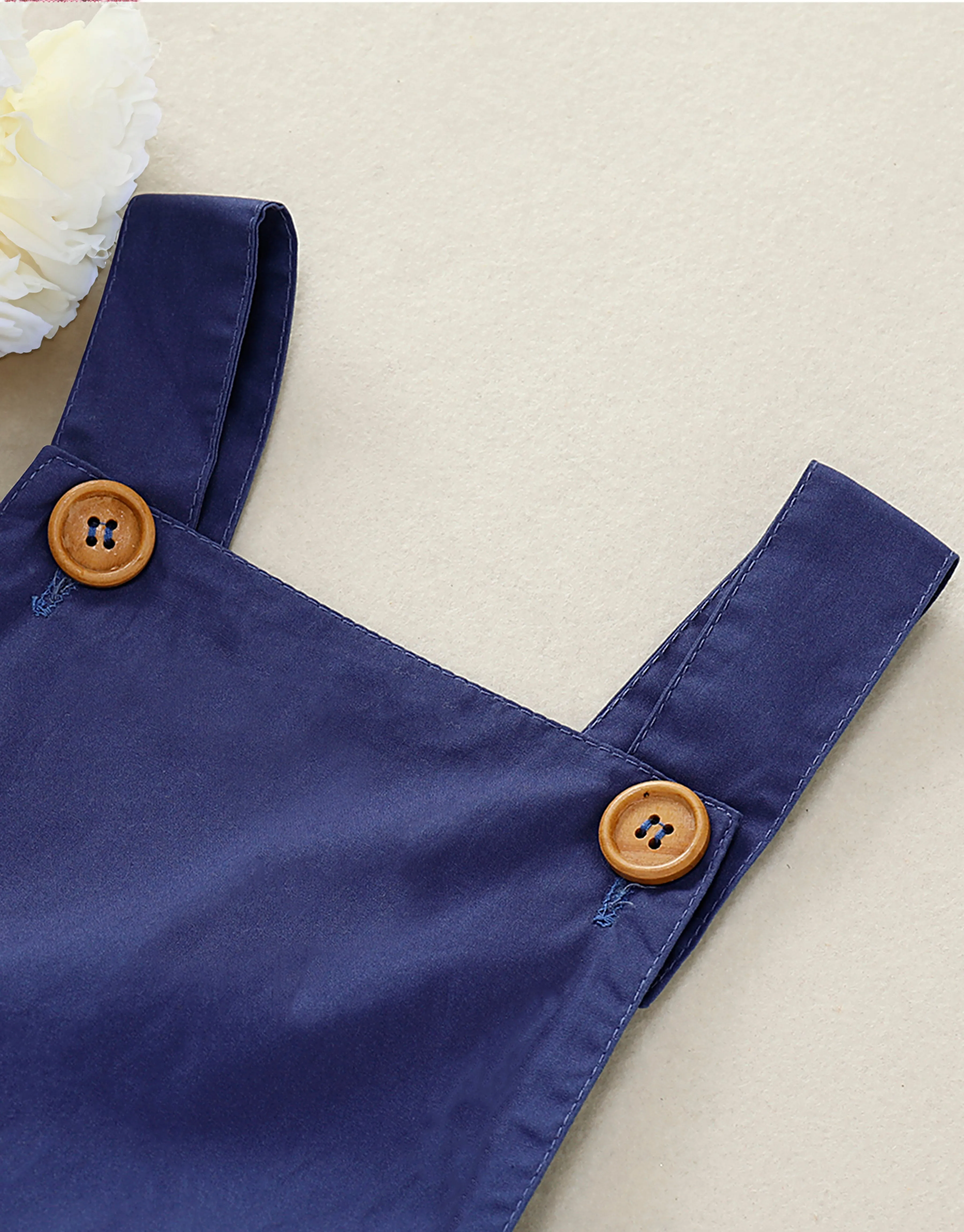 Baby Overalls Bodysuit - Dark Blue