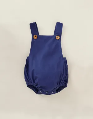 Baby Overalls Bodysuit - Dark Blue