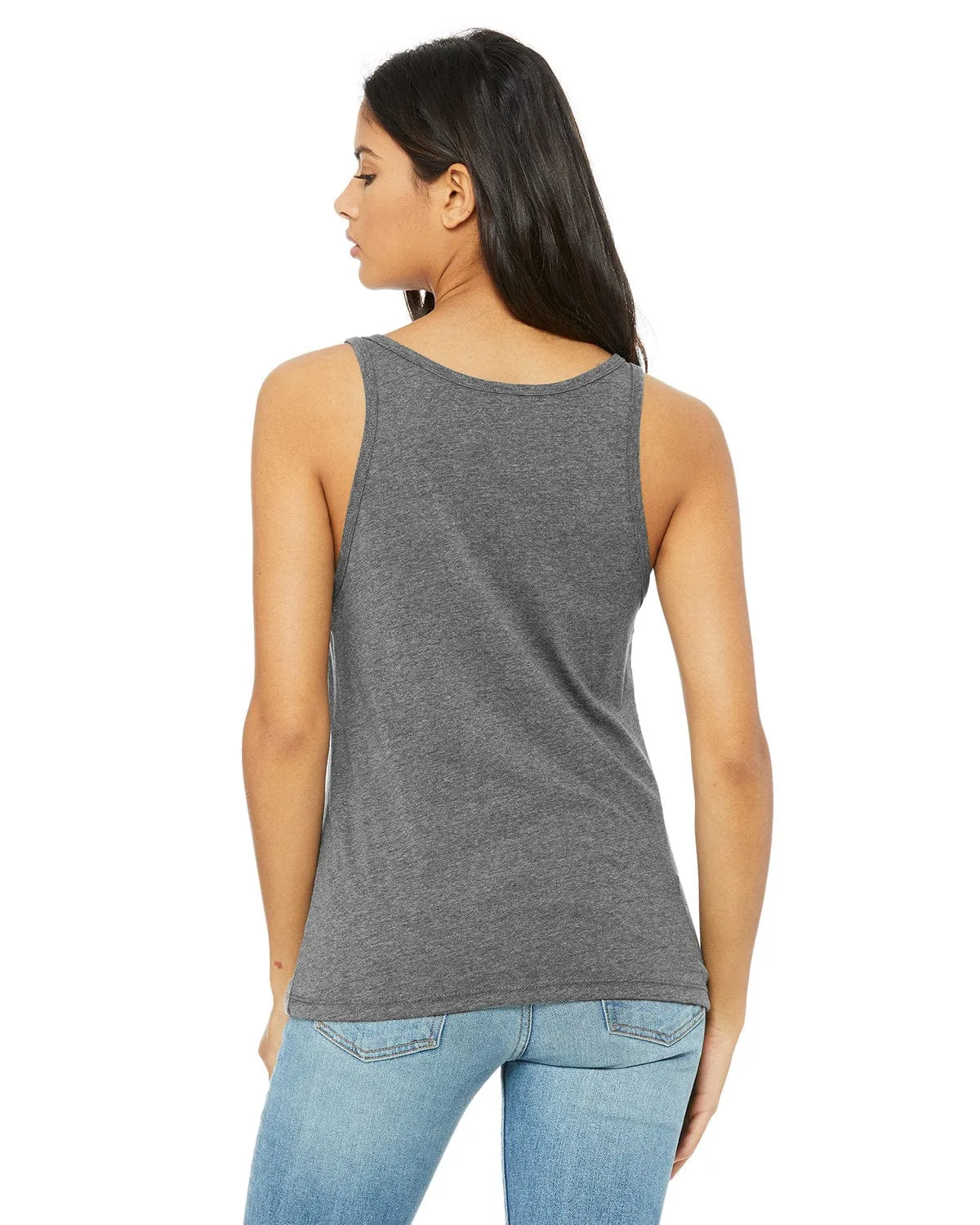 Bella Canvas Ladies Relaxed Jersey Tank | Deep Heather