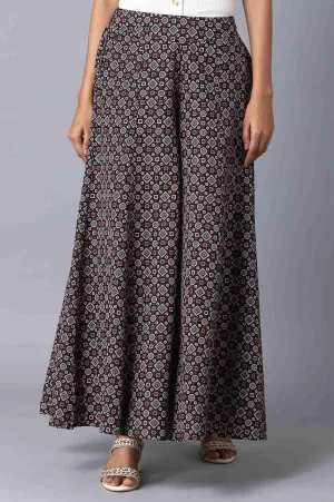 Black Loose Fit Palazzo