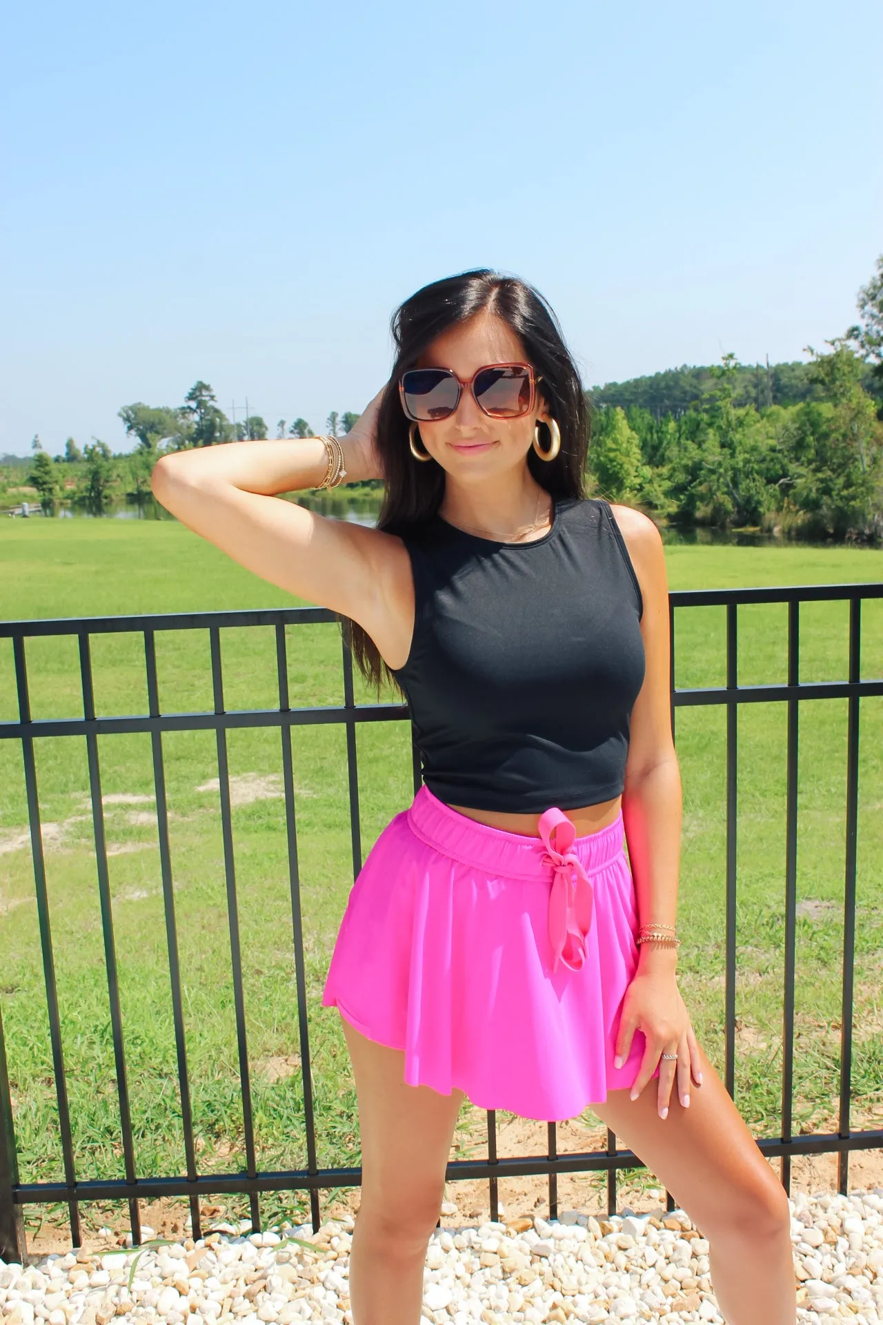 Black Solid Tank