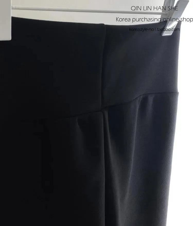 Bold Shade Grunge 90s Urban Style Boot Cut Pants - High-Waist