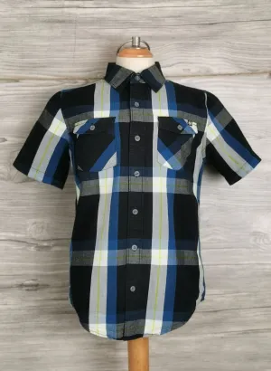 BOY SIZE MEDIUM (8/10 YEARS) - SHAUN WHITE, Short-Sleeve, Dress Shirt EUC B50