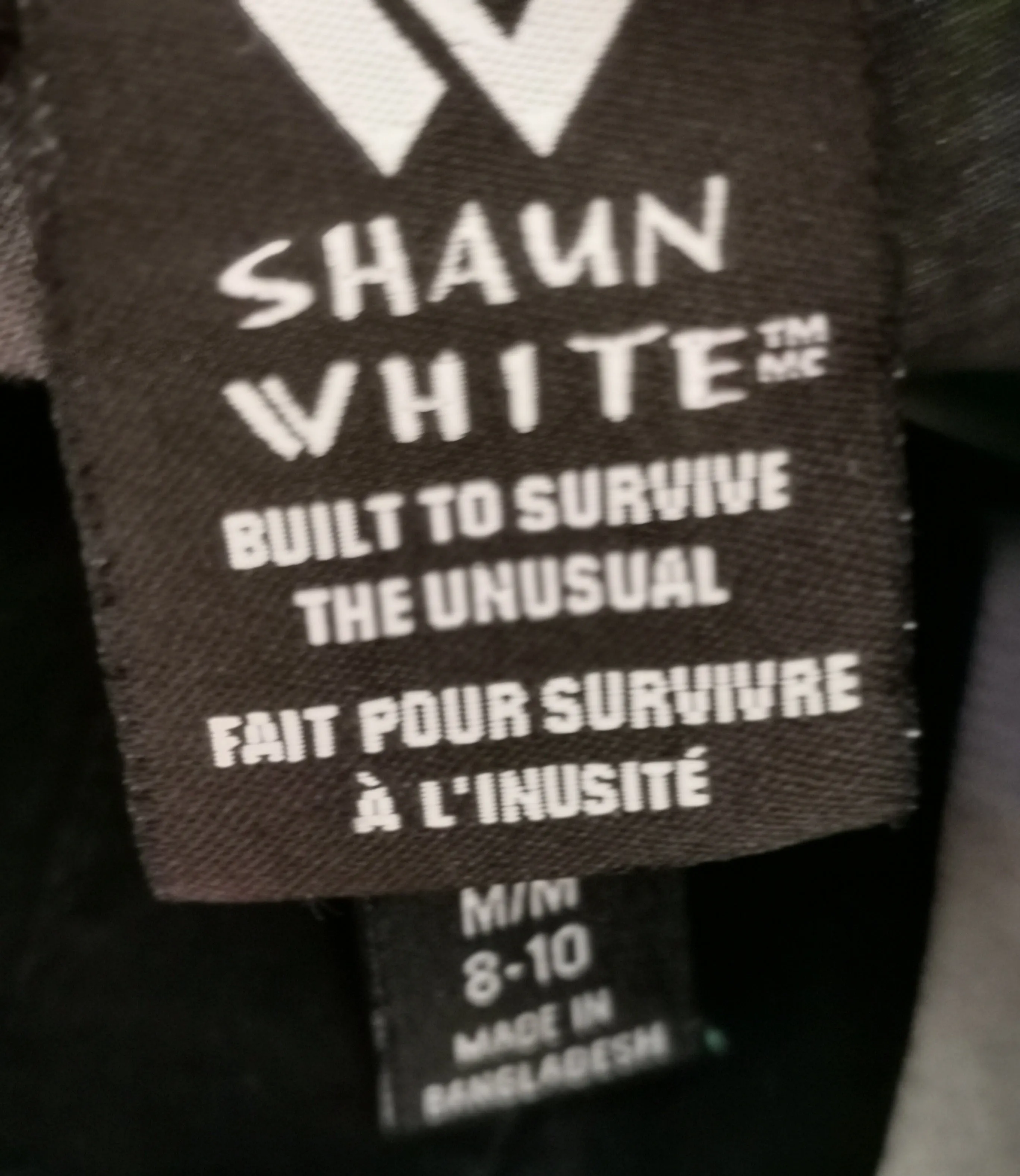 BOY SIZE MEDIUM (8/10 YEARS) - SHAUN WHITE, Short-Sleeve, Dress Shirt EUC B50