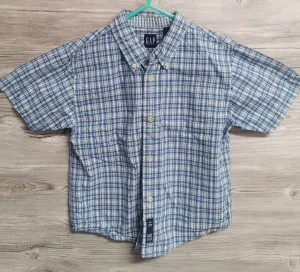 BOY SIZE XS (4/6 YEARS) - Baby GAP, Casual, Shortsleeve Dress Shirt EUC B50