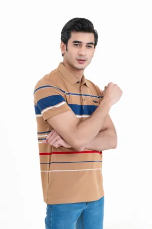 Brown Collar T-Shirt