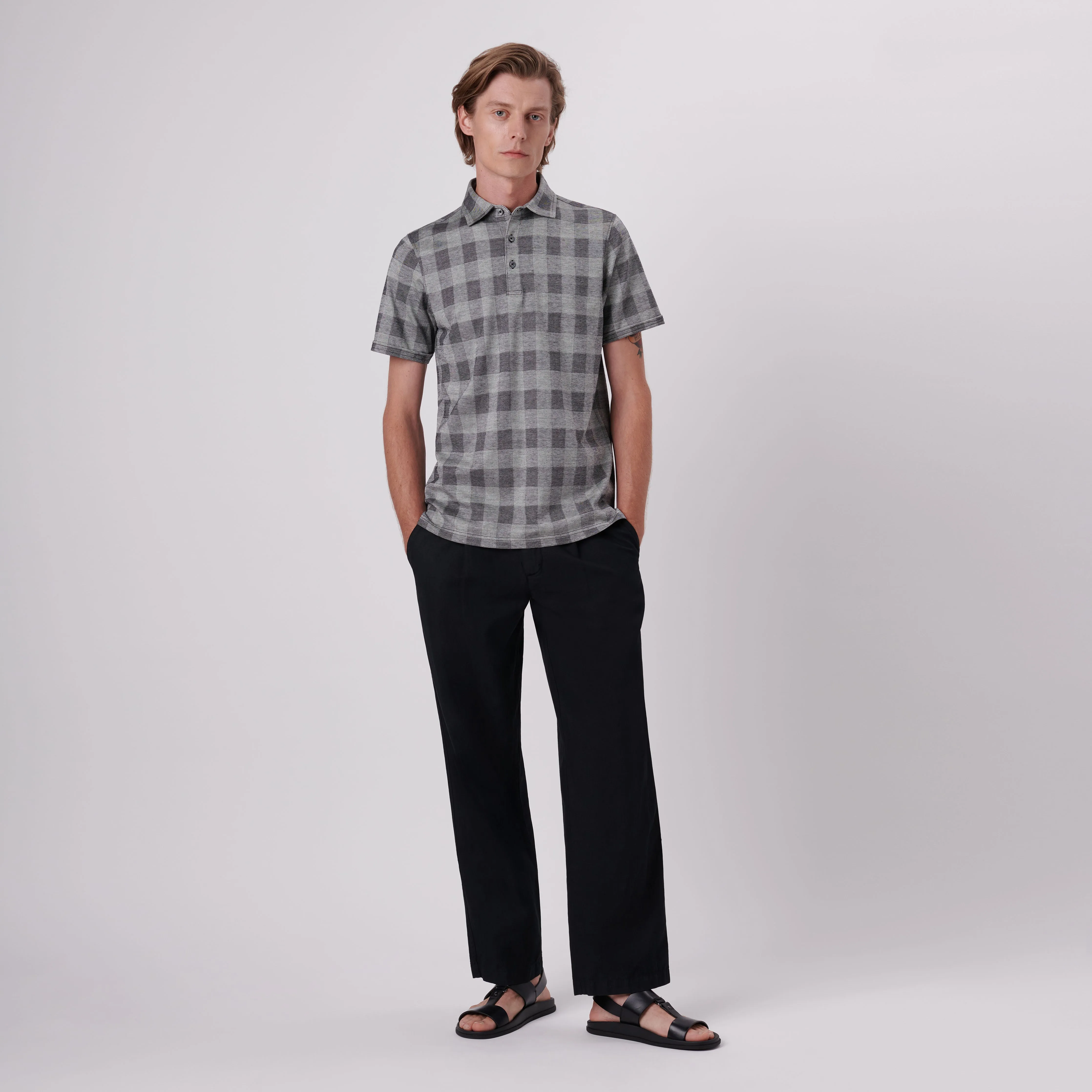 Buffalo Check Polo Shirt