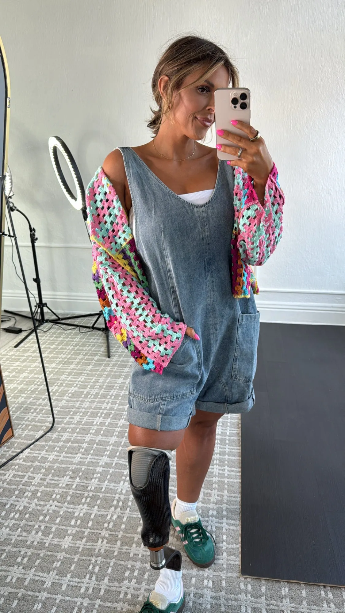 BY TOGETHER: Baggy Denim Shortalls