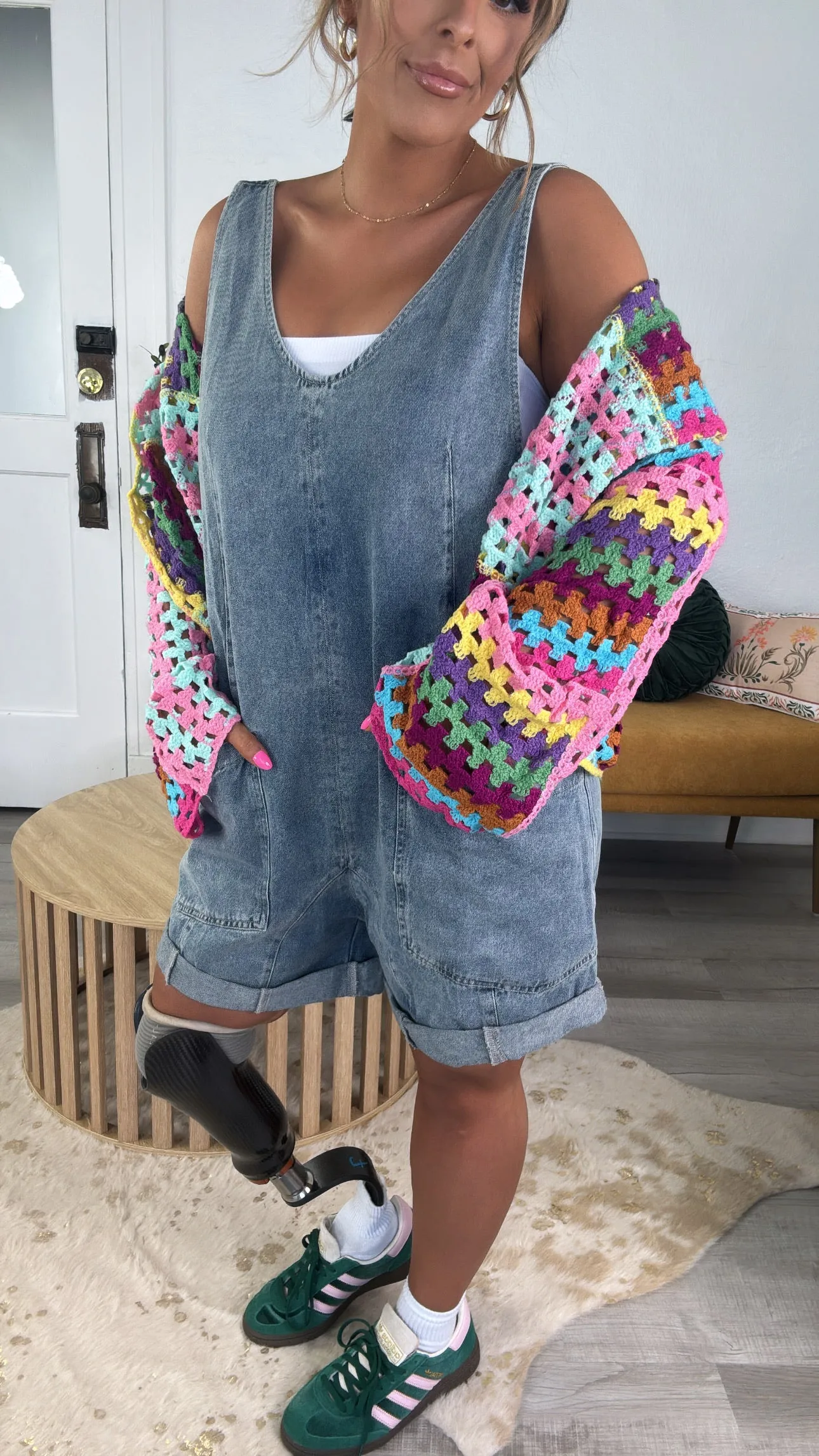 BY TOGETHER: Baggy Denim Shortalls