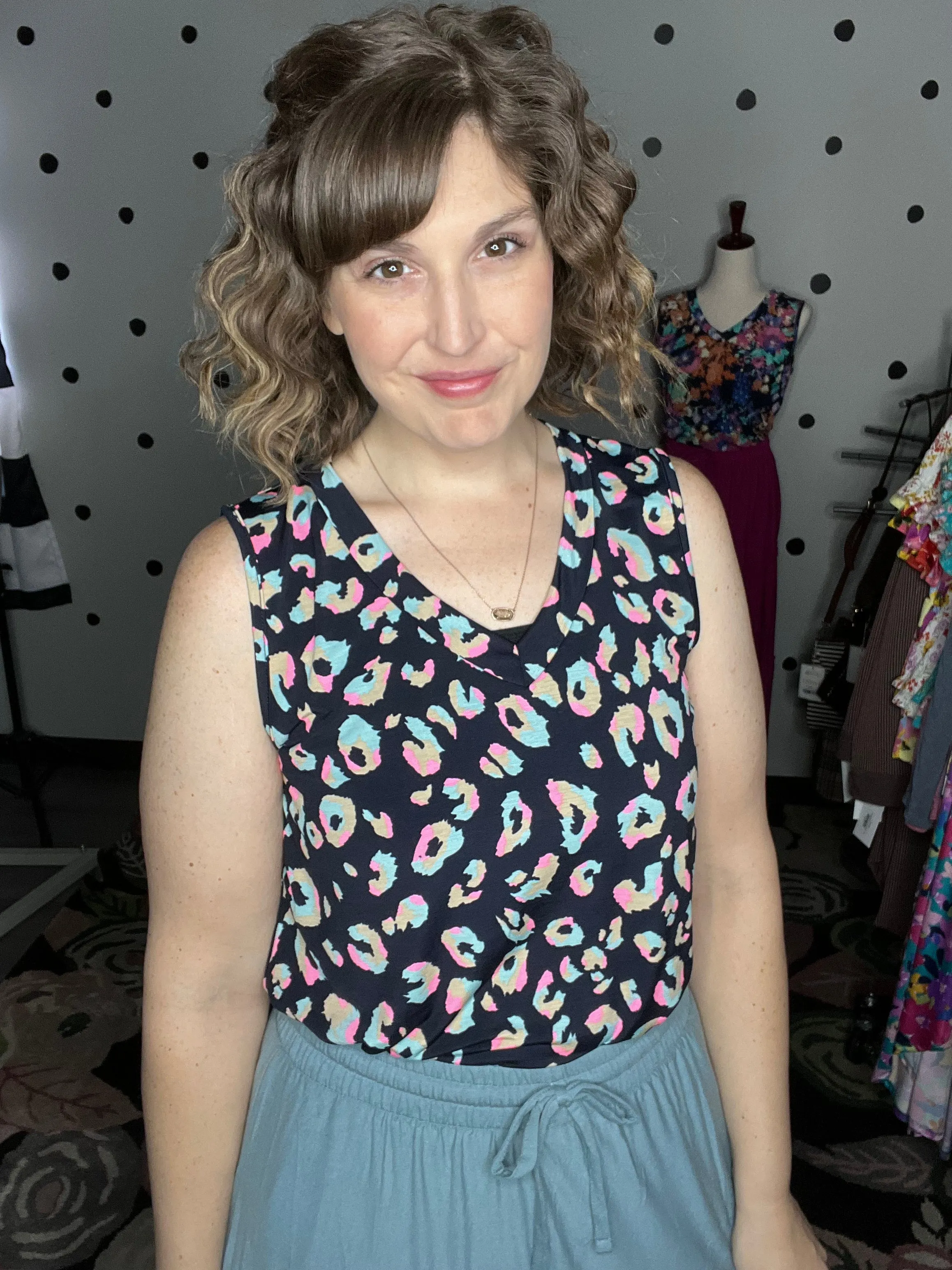 Callie Sleeveless Tank | Multi Animal