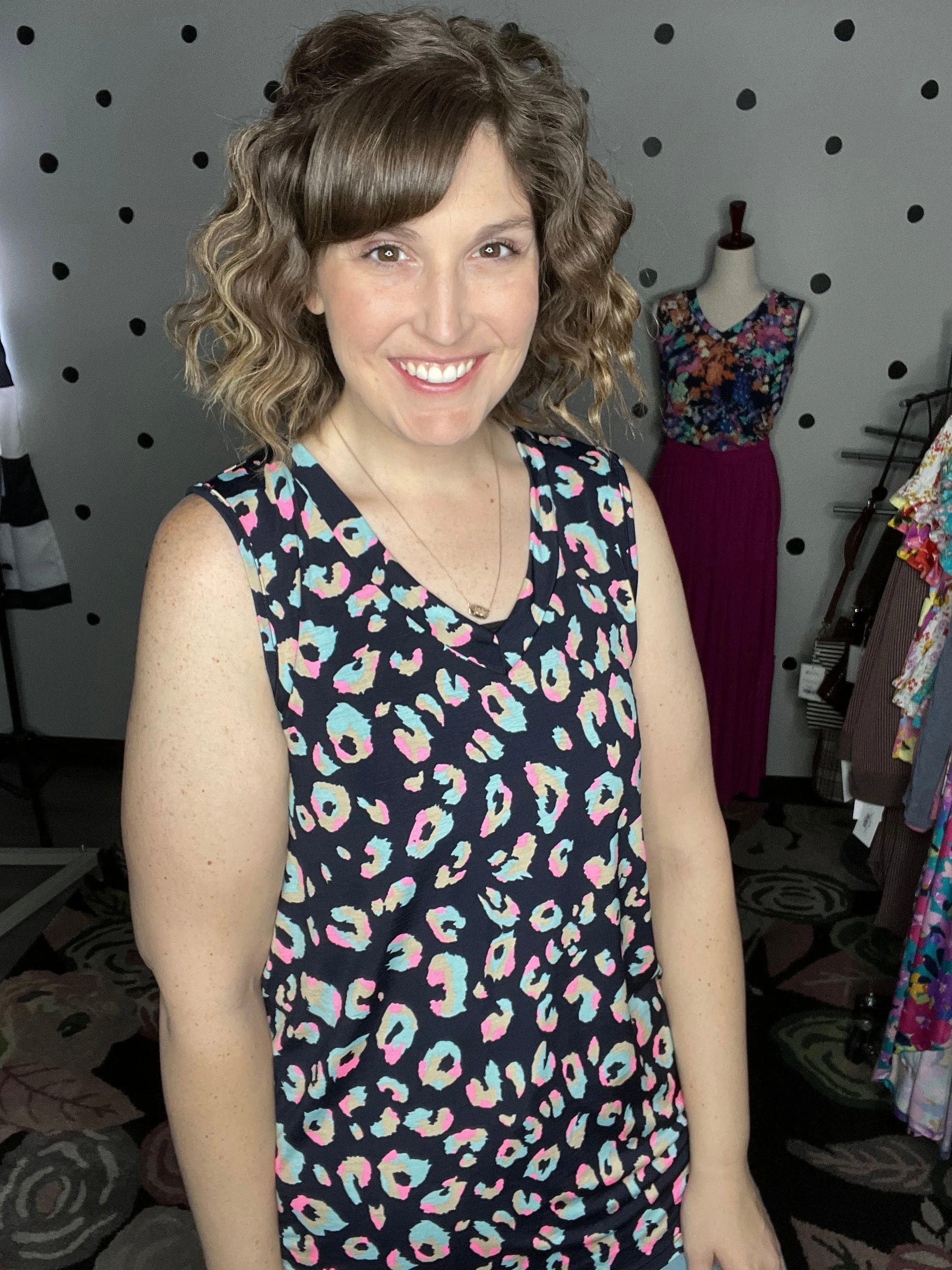 Callie Sleeveless Tank | Multi Animal