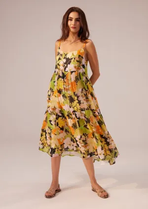 Camellia tiered cami dress