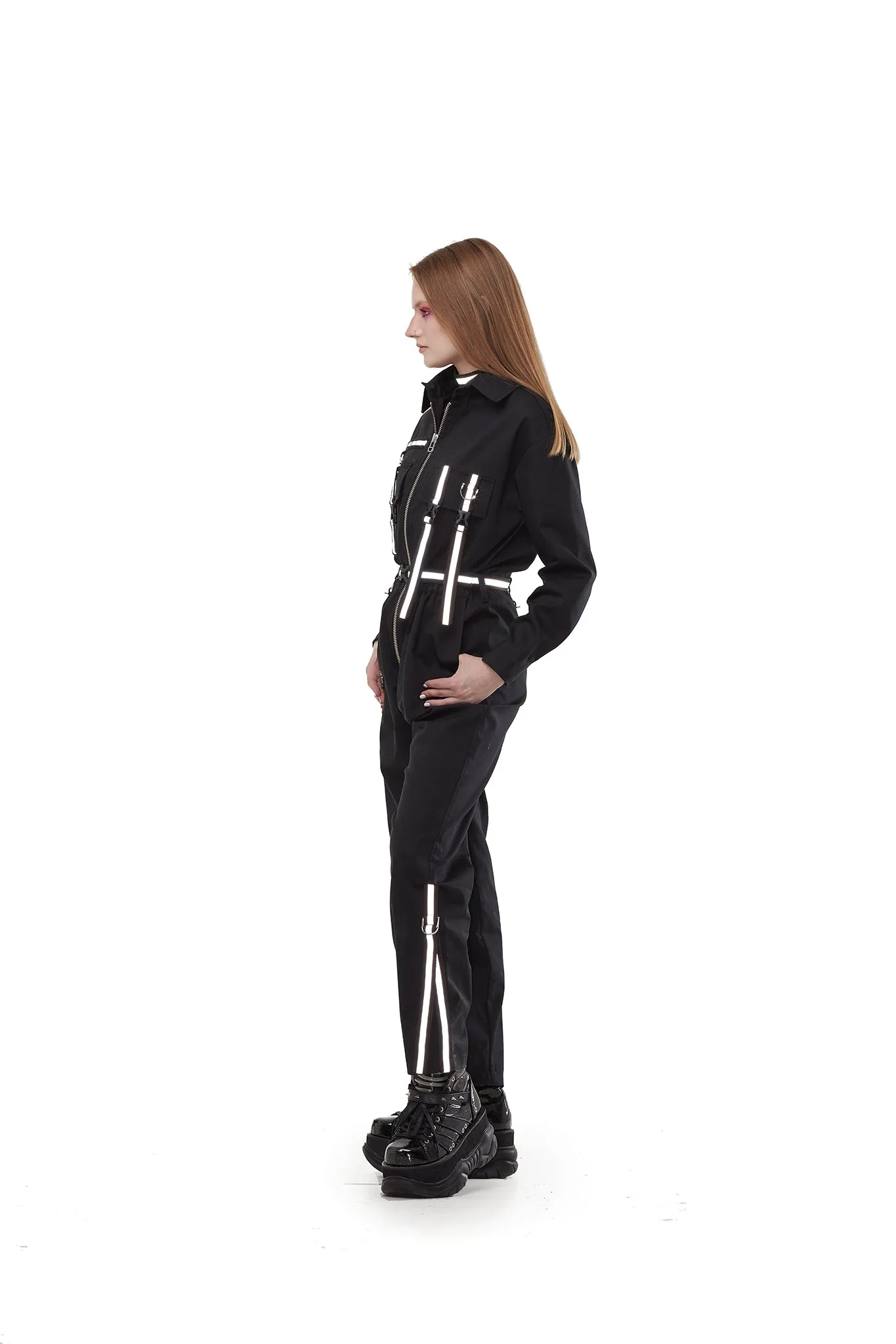 Cargo overalls [Black]