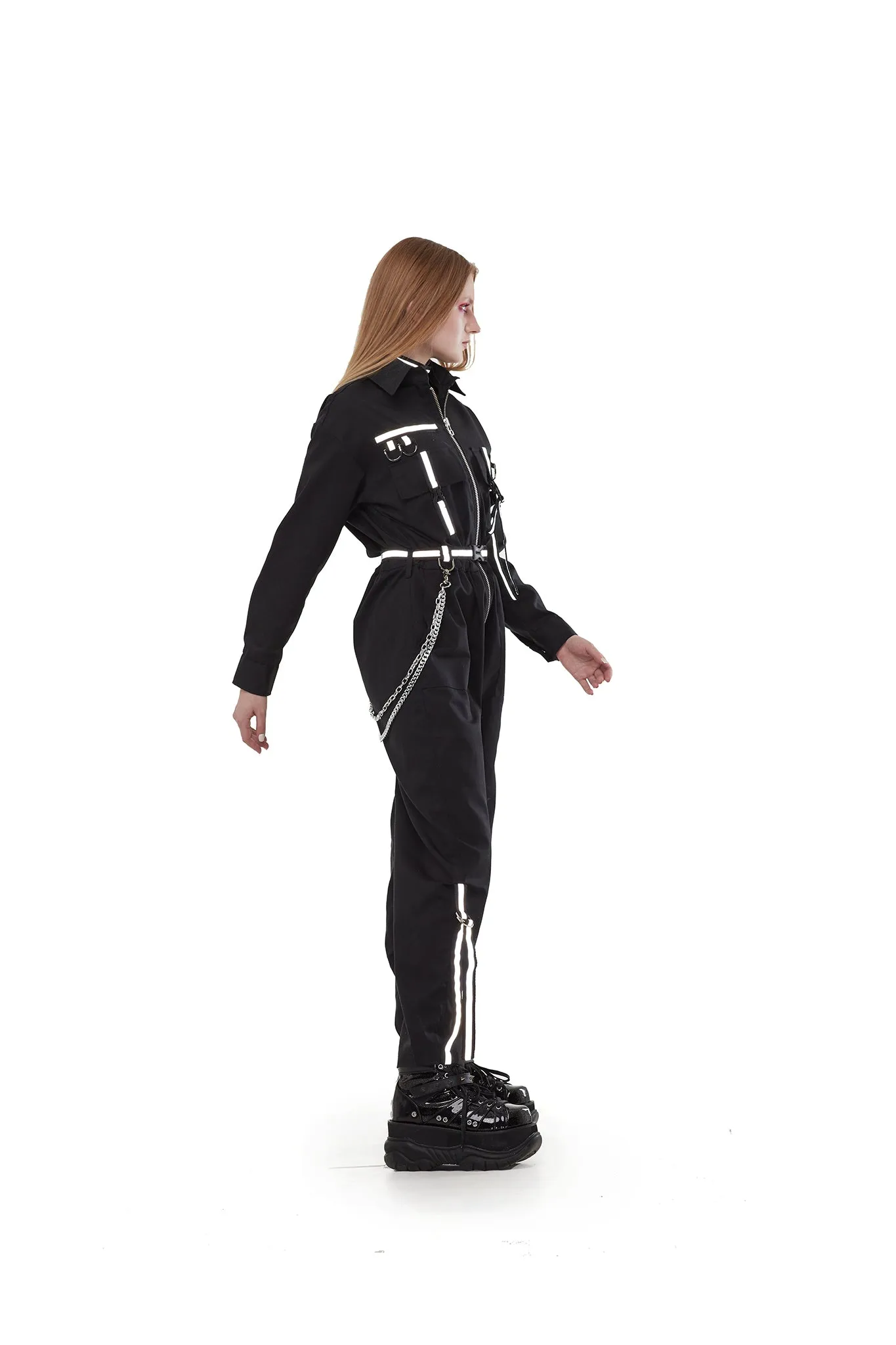Cargo overalls [Black]