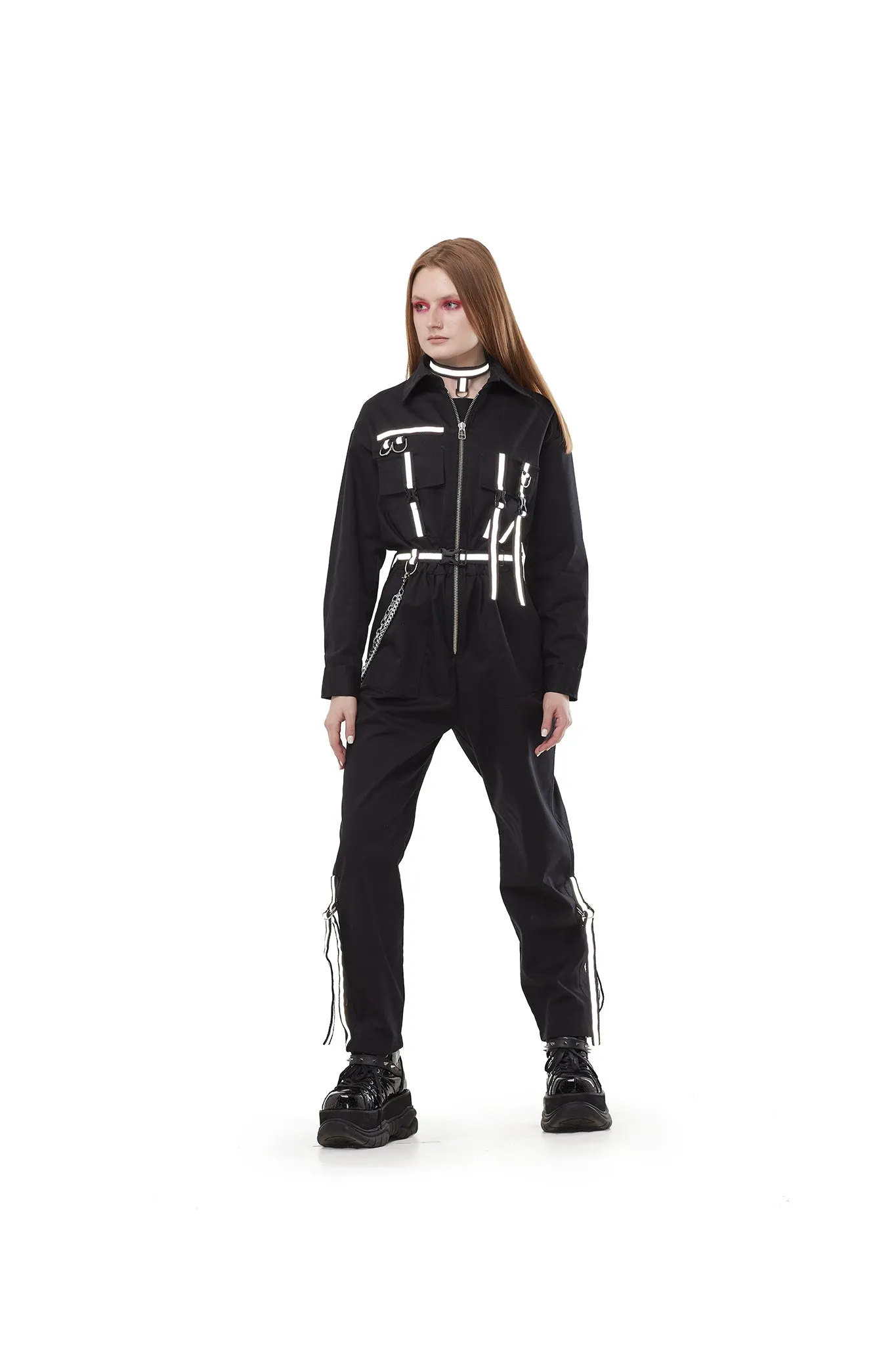 Cargo overalls [Black]