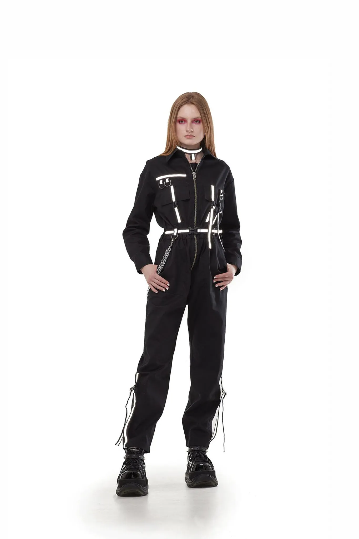 Cargo overalls [Black]