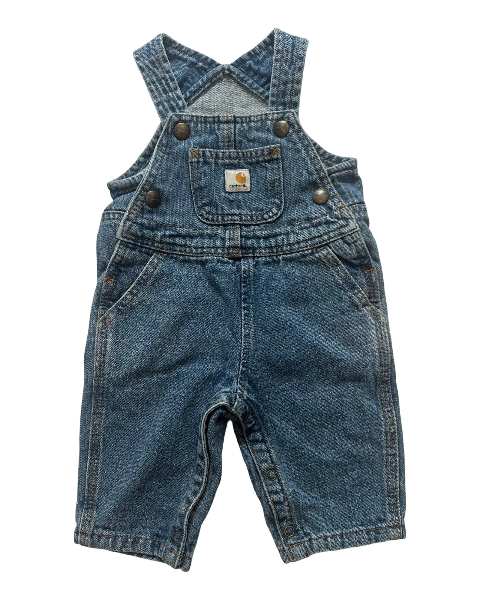 Carhartt denim baby dungarees