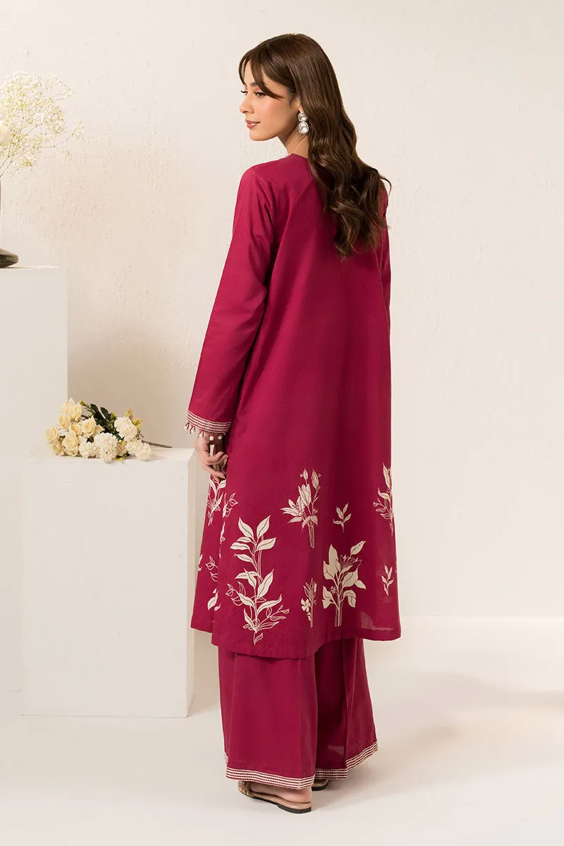 CERISE GLOW -2 PC (SHIRT & TROUSER)