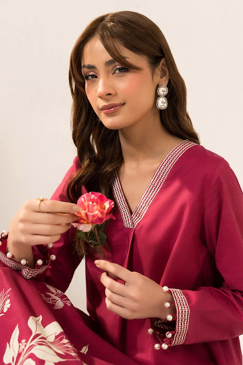 CERISE GLOW -2 PC (SHIRT & TROUSER)