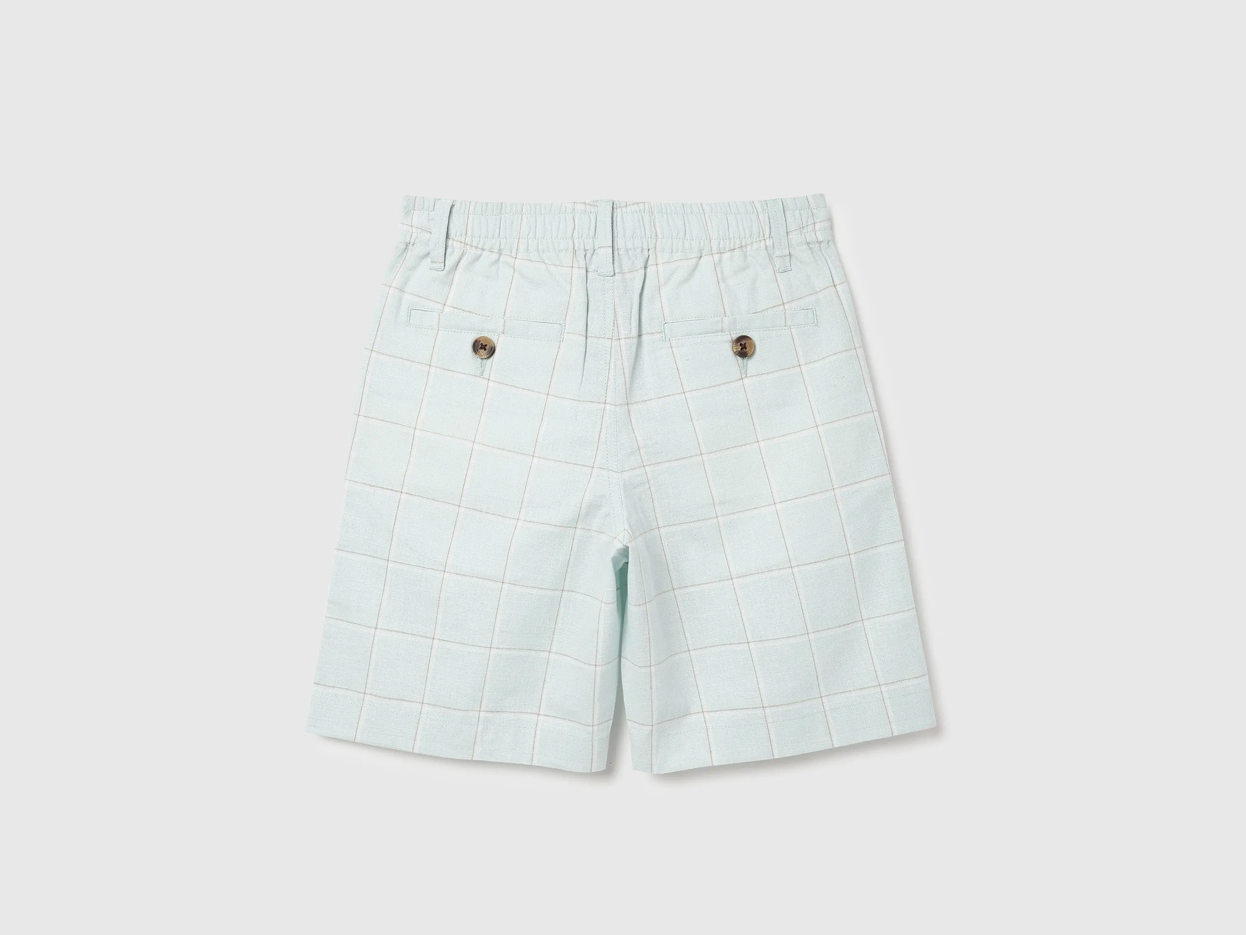 Checkered Regular Fit Shorts