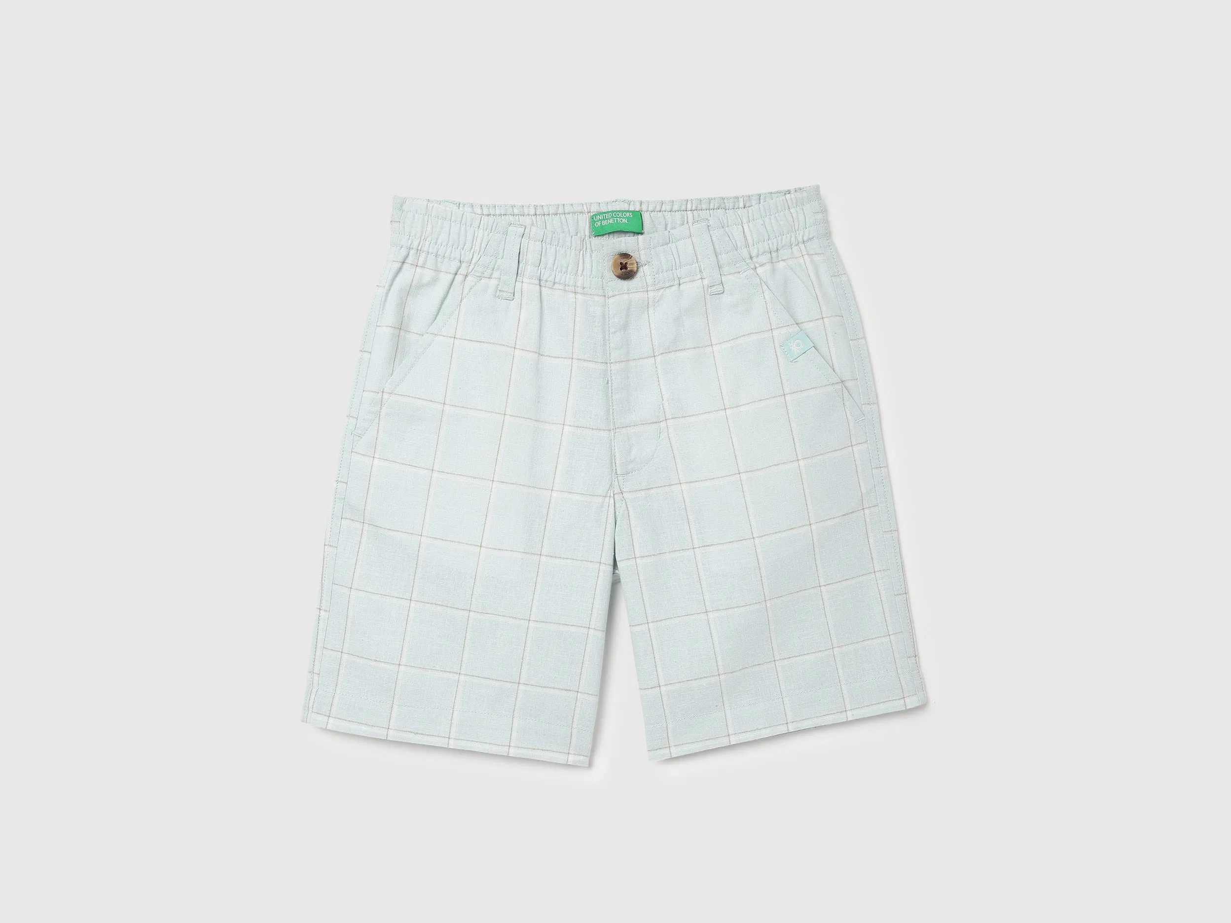 Checkered Regular Fit Shorts