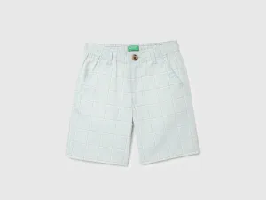Checkered Regular Fit Shorts