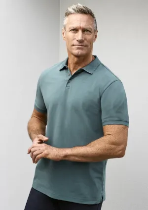 City Cotton Pique Polo - Jasper Green
