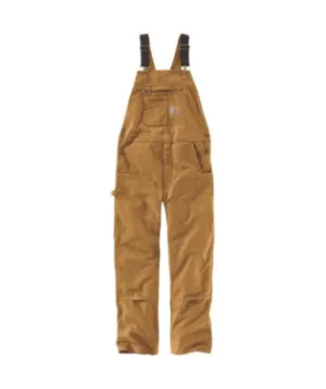 CL102776-32-28 UNLINED Overalls Bib Relaxed Fit - Carharrt Brown