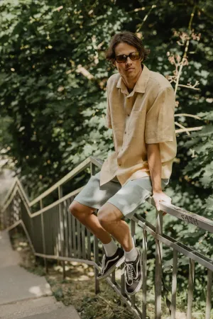 Classic linen shorts HERMES in Sage Green