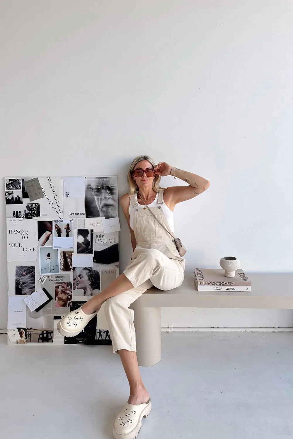 Cord Overalls Cream