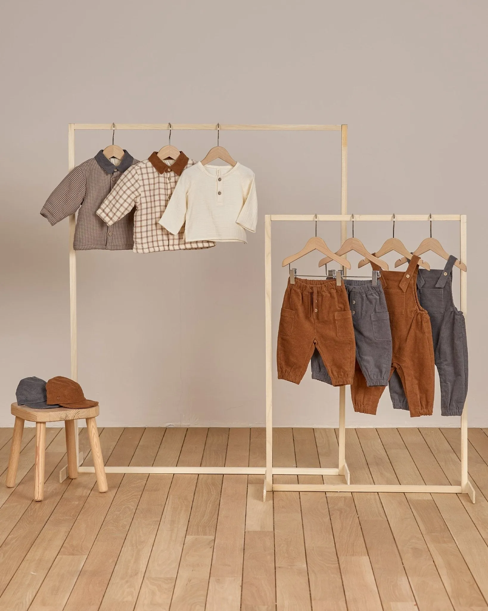 Corduroy Baby Overalls || Indigo