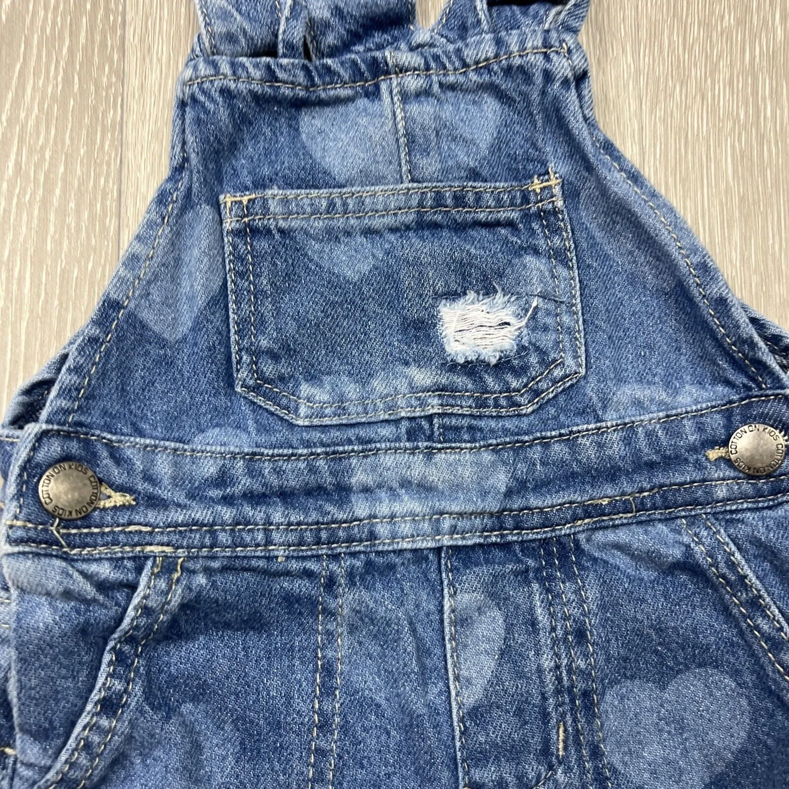 Cotton on & Anko Girls Dungarees Size 3 Years (2 Pairs)