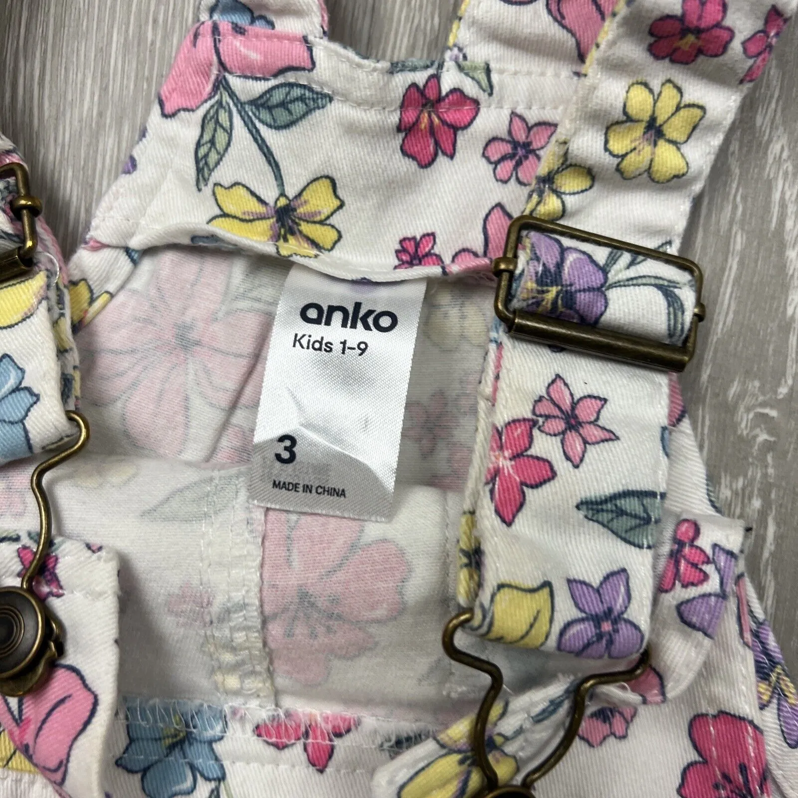 Cotton on & Anko Girls Dungarees Size 3 Years (2 Pairs)